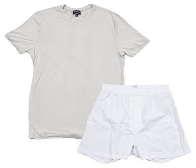 Tom Bradys Screen Worn (Shirt & Boxers) From the movie "TED 2" (MRC LOA)